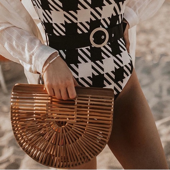 Handbags - Bamboo Wooden Ark Bag Clutch